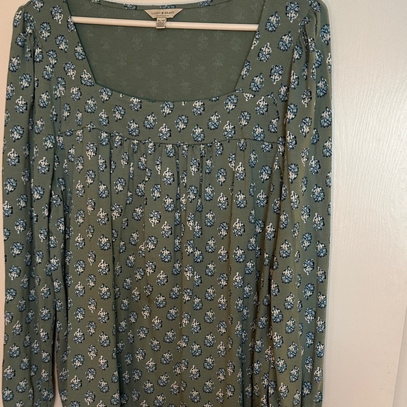 Lucky Brand Tops - Lucky Brand Green Blouse
